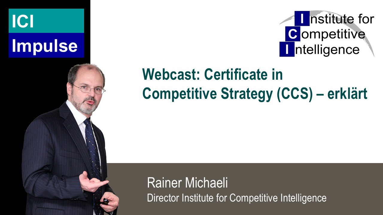 Fundamental Certificate Competitive Intelligence explained